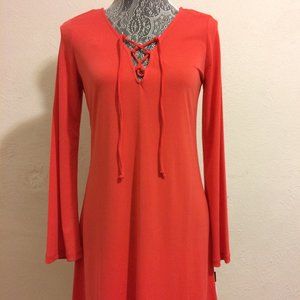 Orange tunic type dress